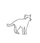 しょぼくれて不機嫌なねこ（個別スタンプ：11）