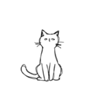 しょぼくれて不機嫌なねこ（個別スタンプ：12）