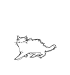 しょぼくれて不機嫌なねこ（個別スタンプ：17）