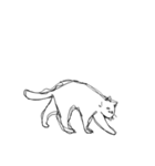 しょぼくれて不機嫌なねこ（個別スタンプ：18）