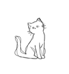 しょぼくれて不機嫌なねこ（個別スタンプ：20）