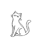 しょぼくれて不機嫌なねこ（個別スタンプ：26）