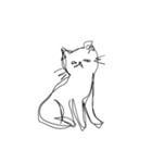 しょぼくれて不機嫌なねこ（個別スタンプ：28）