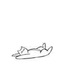 しょぼくれて不機嫌なねこ（個別スタンプ：31）