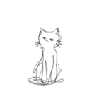 しょぼくれて不機嫌なねこ（個別スタンプ：37）