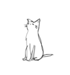 しょぼくれて不機嫌なねこ（個別スタンプ：40）