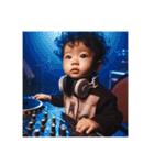 DJ 子供（個別スタンプ：1）