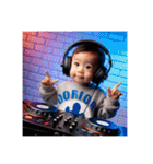 DJ 子供（個別スタンプ：3）