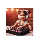 DJ 子供（個別スタンプ：30）