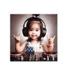 DJ 子供（個別スタンプ：34）