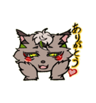 にゃごにゃんのにくきう（個別スタンプ：3）