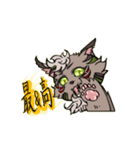 にゃごにゃんのにくきう（個別スタンプ：6）
