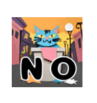 折り紙風 猫スタンプ（AI）（個別スタンプ：19）