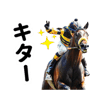 【競馬スタンプ】競走馬と騎手1（個別スタンプ：10）