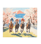 【競馬スタンプ】競走馬と騎手1（個別スタンプ：37）