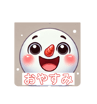 いつでも使える、元気なゆきの介 喜怒哀楽（個別スタンプ：3）