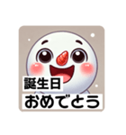 いつでも使える、元気なゆきの介 喜怒哀楽（個別スタンプ：37）
