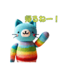 ほのぼの編みぐるみのネコたち2（個別スタンプ：38）