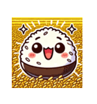 黄金色のおむすび達（個別スタンプ：1）