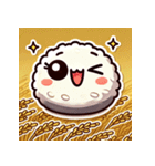 黄金色のおむすび達（個別スタンプ：2）
