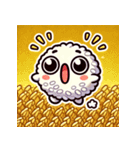 黄金色のおむすび達（個別スタンプ：4）