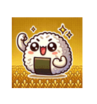 黄金色のおむすび達（個別スタンプ：7）