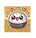 黄金色のおむすび達（個別スタンプ：14）