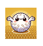 黄金色のおむすび達（個別スタンプ：16）