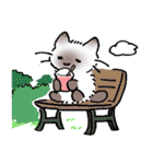 ねこやなぎ 春・新生活のすがた（個別スタンプ：34）