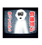 テレビから飛び出しそうなホラー【怖すぎ】（個別スタンプ：12）