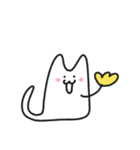 ほわっとネコ2／ゆるっと文字なしスタンプ（個別スタンプ：1）