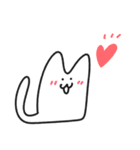 ほわっとネコ2／ゆるっと文字なしスタンプ（個別スタンプ：7）