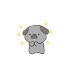 黒パグだよ（個別スタンプ：8）