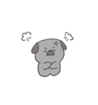 黒パグだよ（個別スタンプ：13）