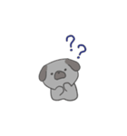 黒パグだよ（個別スタンプ：18）