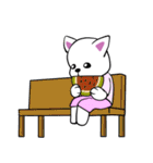 おっと！白猫ちゃん（個別スタンプ：13）