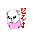 おっと！白猫ちゃん（個別スタンプ：17）
