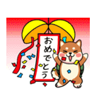 カメ柴#あると助かる！あいさつスタンプ（個別スタンプ：13）