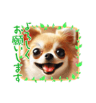 チワワの日常会話集（個別スタンプ：3）