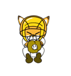 びっくり狐（個別スタンプ：21）