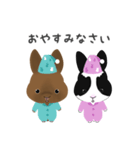 かわいい諭吉くん＆福久くん（個別スタンプ：3）
