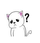 白猫の雲のぼーや（個別スタンプ：17）