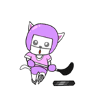 白猫の雲のぼーや（個別スタンプ：21）