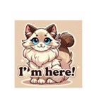 バリニーズ猫のキュートな毎日（個別スタンプ：24）
