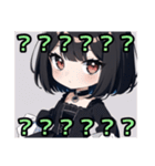 【ちびキャラ編1】ゴスロリ服を着た茶髪娘（個別スタンプ：26）
