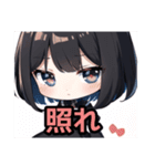 【ちびキャラ編1】ゴスロリ服を着た茶髪娘（個別スタンプ：31）