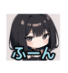 【ちびキャラ編1】ゴスロリ服を着た茶髪娘（個別スタンプ：33）