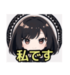 【ちびキャラ編1】ゴスロリ服を着た茶髪娘（個別スタンプ：39）