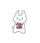 まゆげのうささんに春がきた♪（個別スタンプ：3）