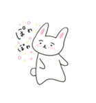 まゆげのうささんに春がきた♪（個別スタンプ：36）